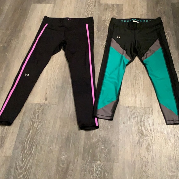 2 Under armour leggings size L for women’s